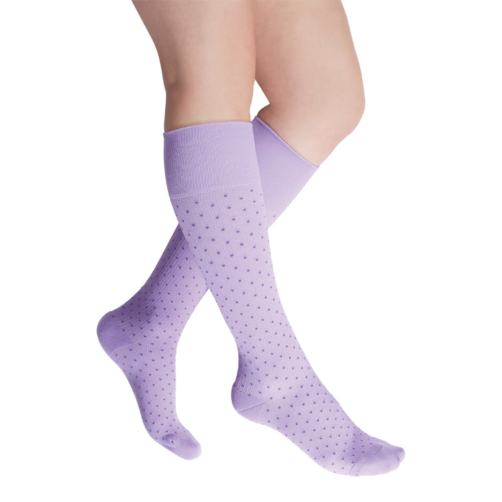 REJUVA Spot Knee High 15-20 mmHg, Purple/Lavender