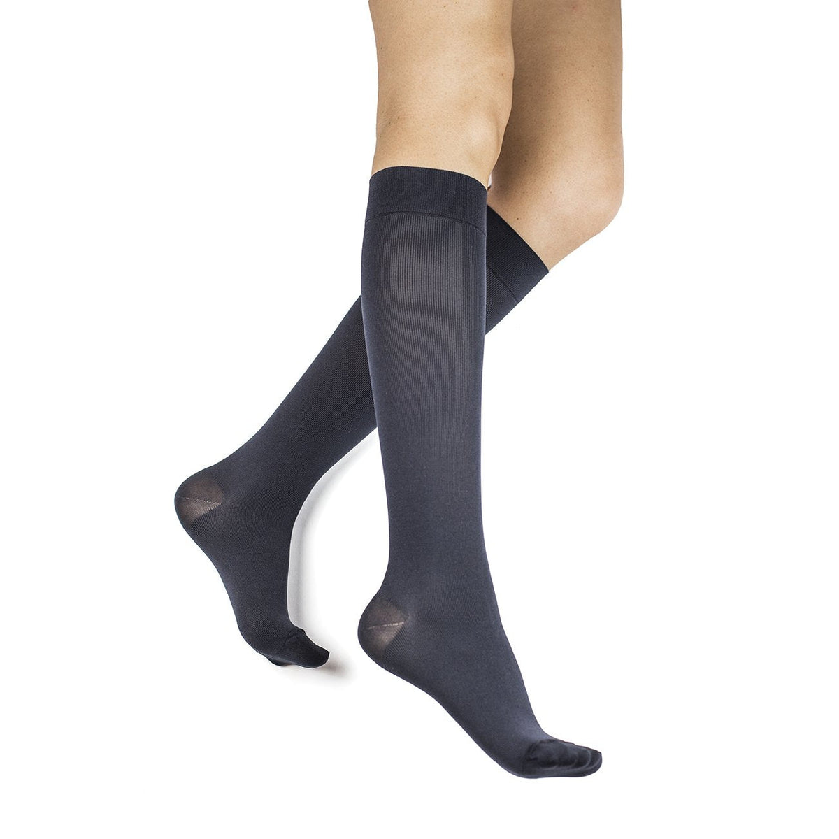 REJUVA Knee High with COOLMAX 15-20 mmHg, Midnight