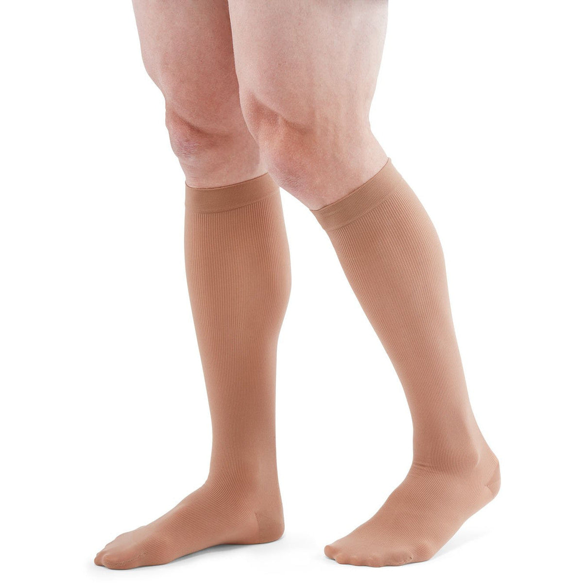 duomed Patriot Men's 20-30 mmHg Knee High, Tan
