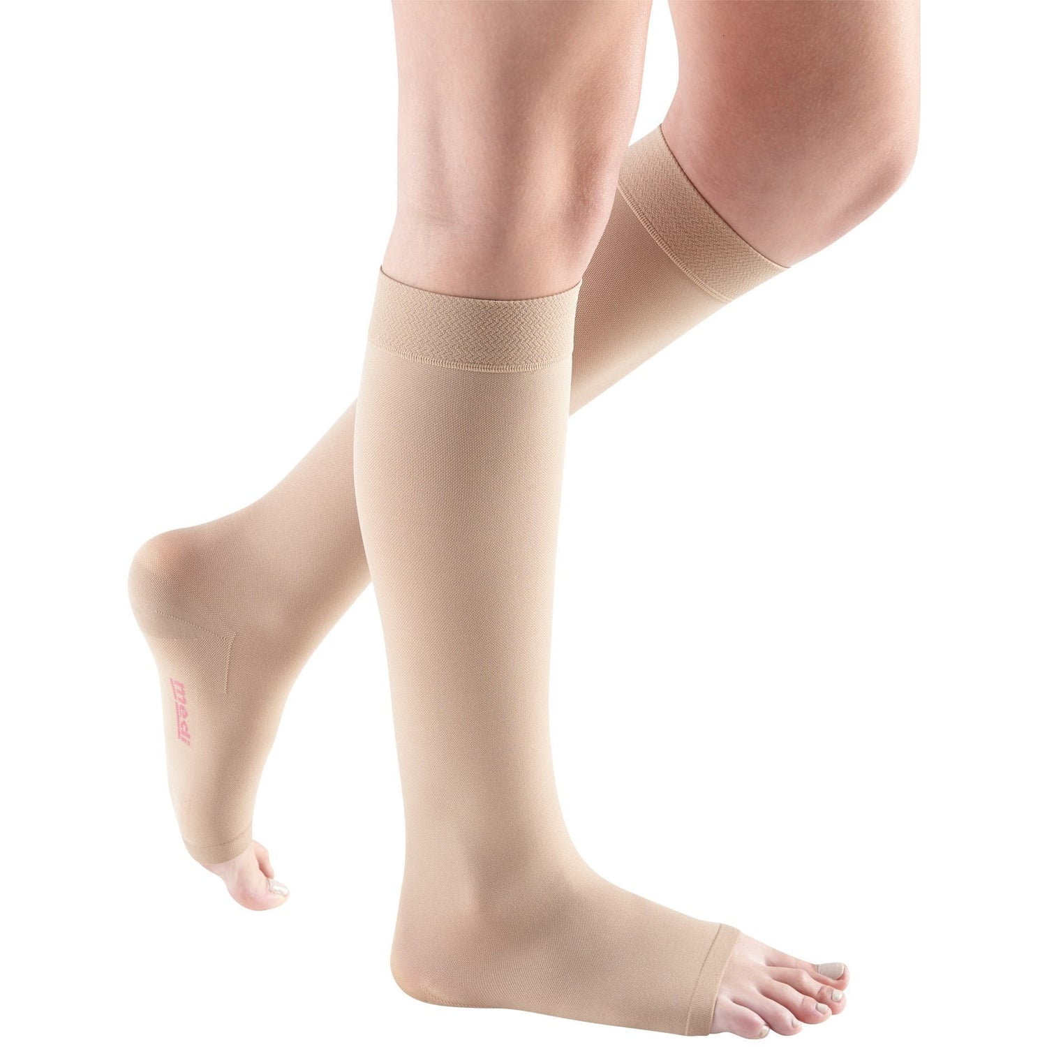 mediven Comfort 15-20 mmHg OPEN TOE Knee High, Sandstone