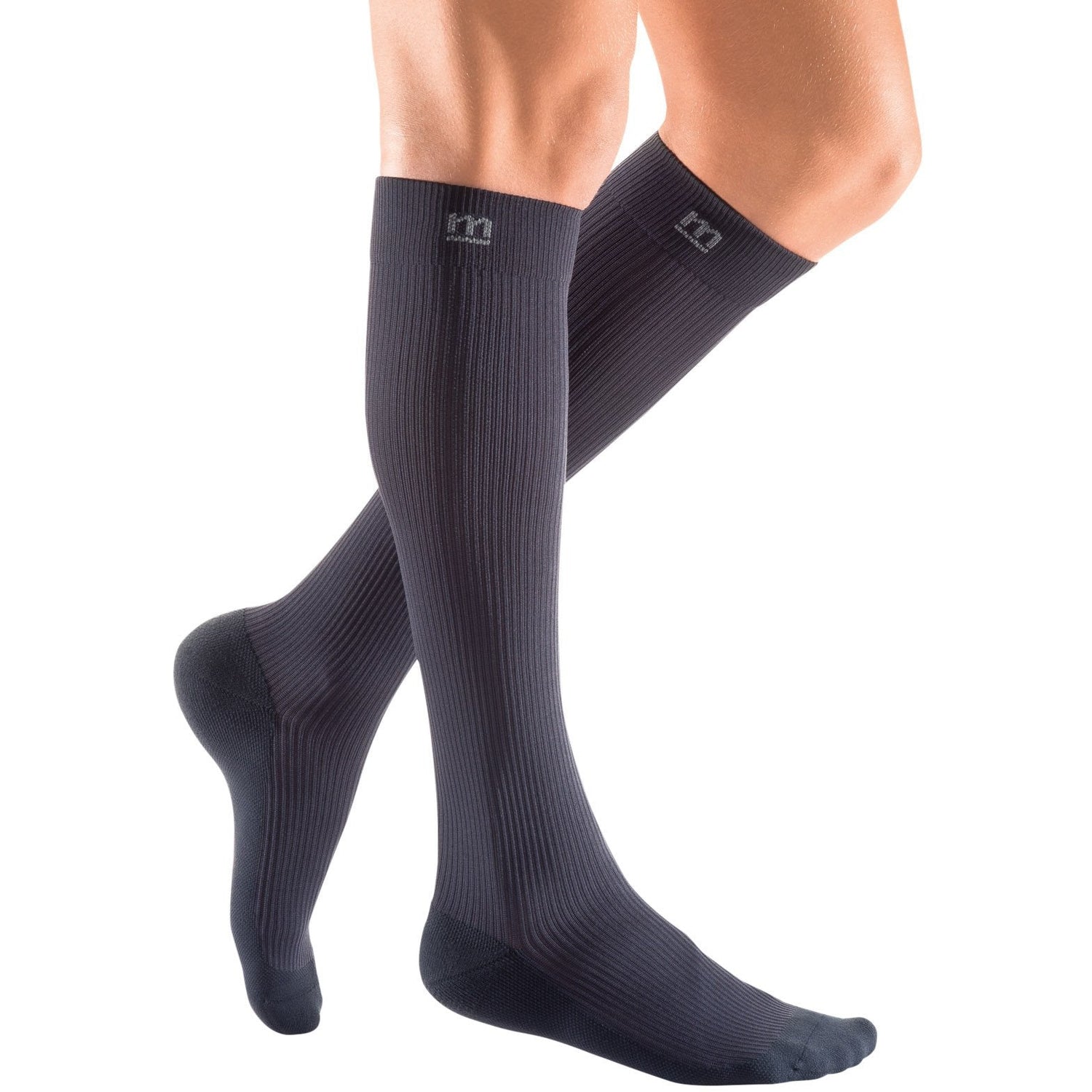 mediven Active 15-20 mmHg Knee High Socks, Grey