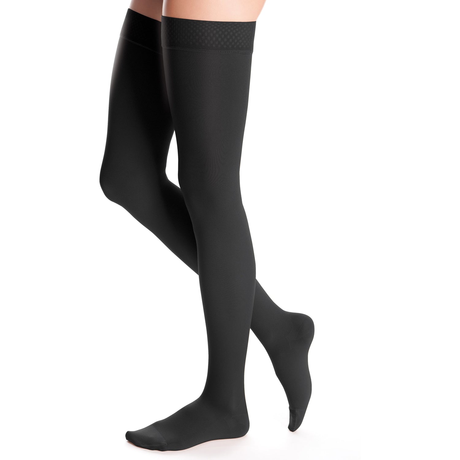 duomed Advantage 30-40 mmHg Thigh High, Black