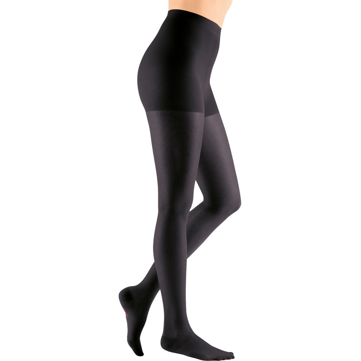 mediven Sheer & Soft Women's 20-30 mmHg Pantyhose, Ebony