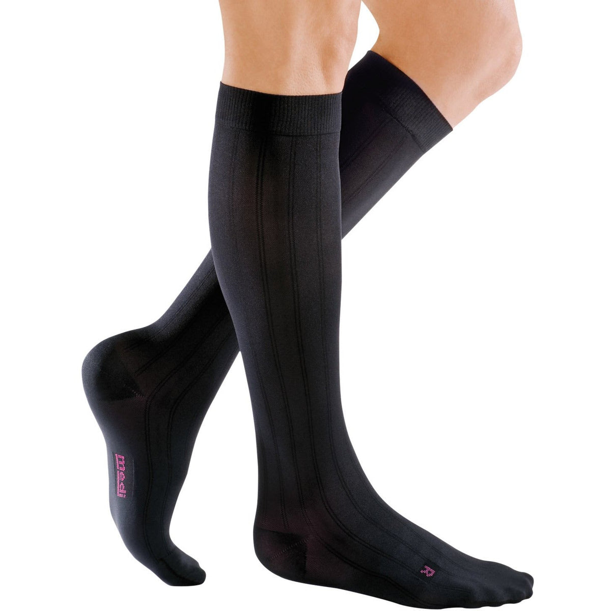mediven for Men Classic 30-40 mmHg Knee High, Black