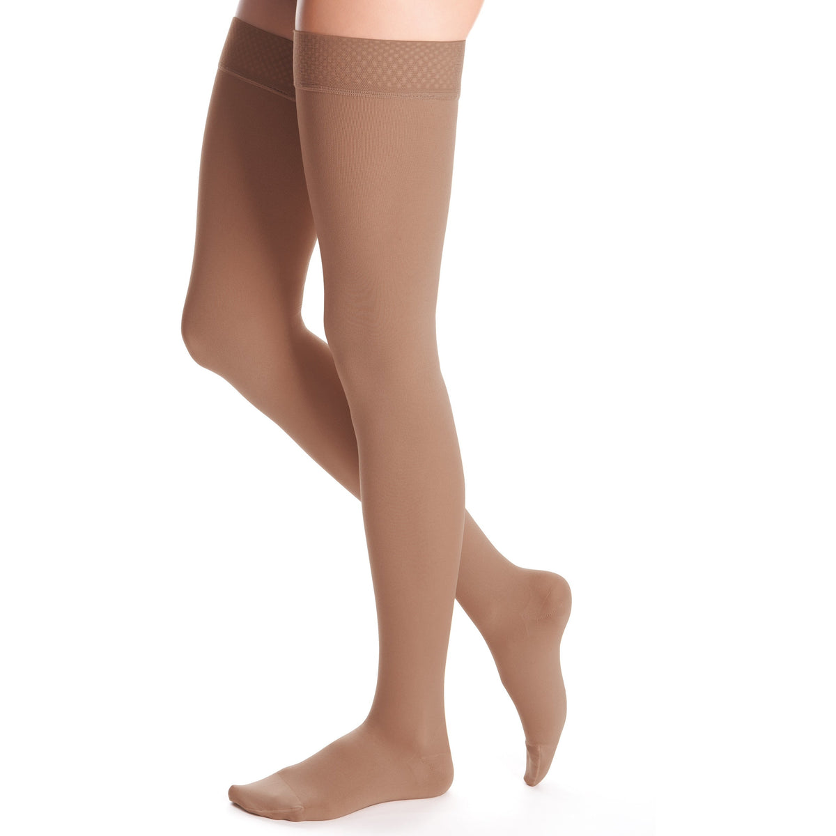 duomed Advantage 30-40 mmHg Thigh High, Almond