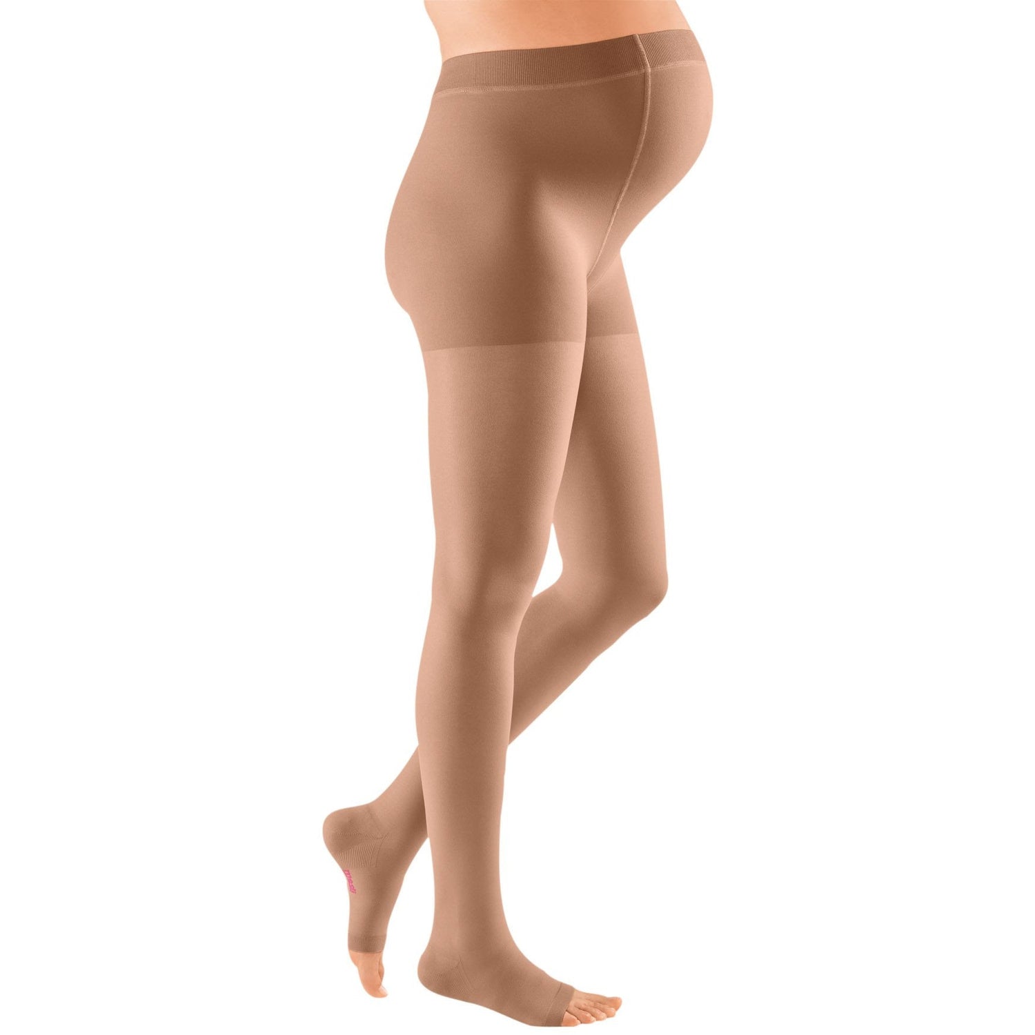 mediven Plus 30-40 mmHg OPEN TOE Maternity Pantyhose, Beige