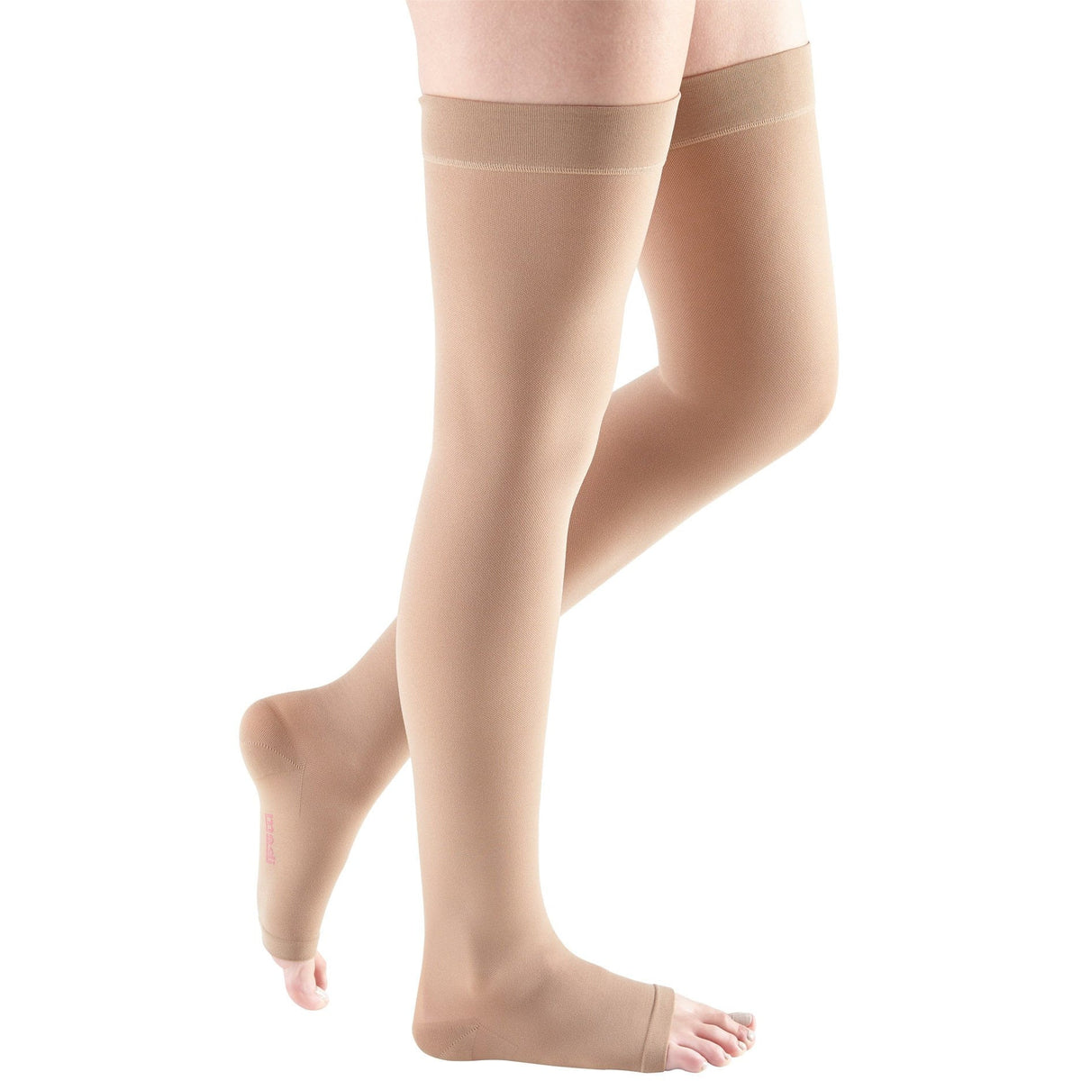 mediven Plus 30-40 mmHg OPEN TOE Thigh High, Beige
