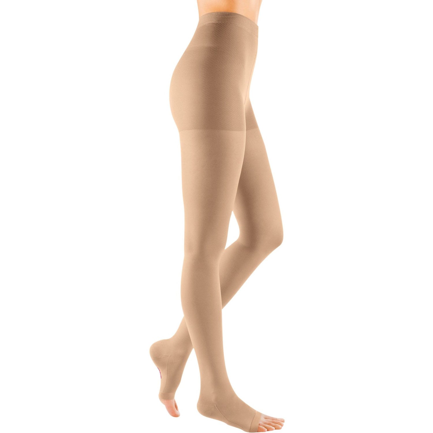 mediven Comfort 30-40 mmHg OPEN TOE Pantyhose, Sandstone