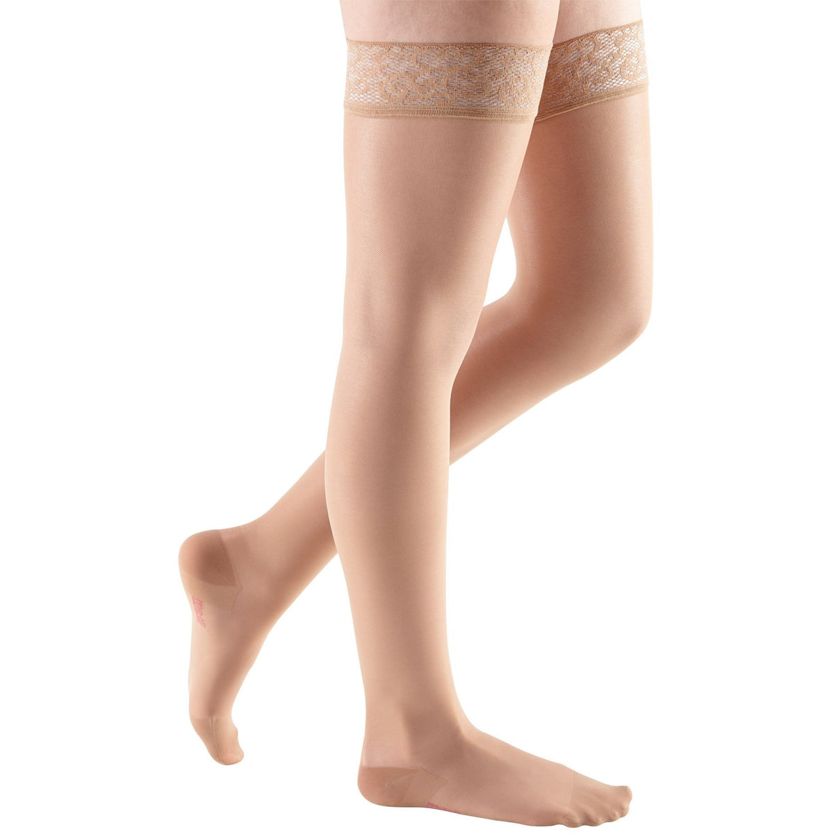 mediven Sheer & Soft Women's 15-20 mmHg Thigh High, Toffee