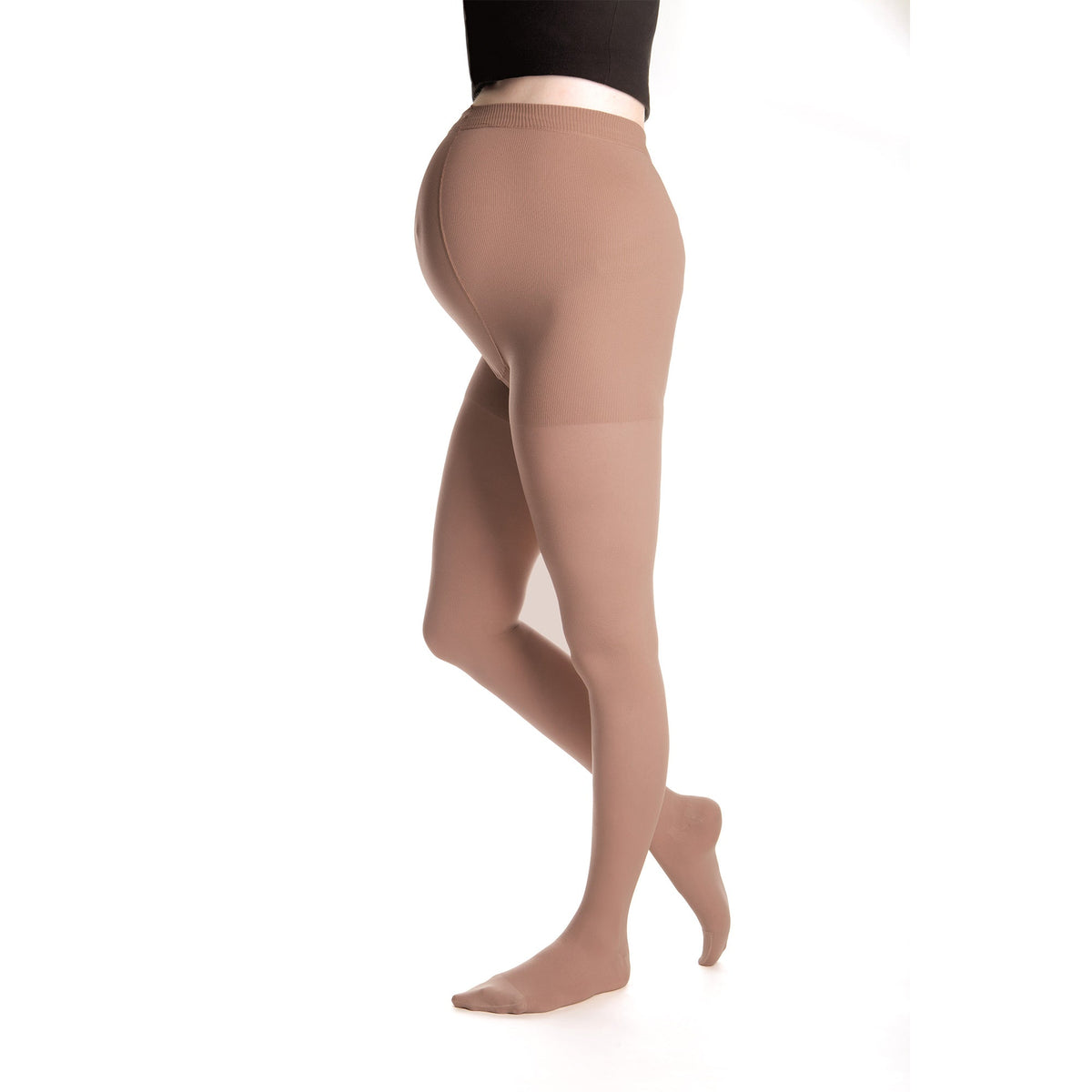 duomed Advantage 30-40 mmHg Maternity Pantyhose, Beige