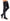 mediven Forte Thigh High, Open Toe in Black
